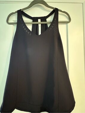 lululemon athletica Black Laser-Cut V-Neck Racerback Tank